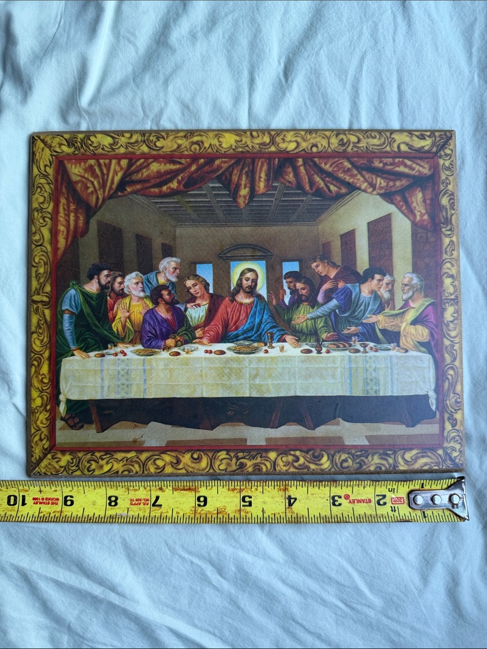 Stanley Multicolor Religious Last Supper Wall Plaque